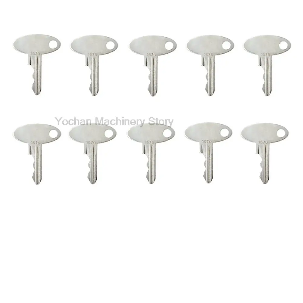 

10 Pcs 1570 Key For Ford New Holland Tractor Models Massey Ferguson Fuki M157