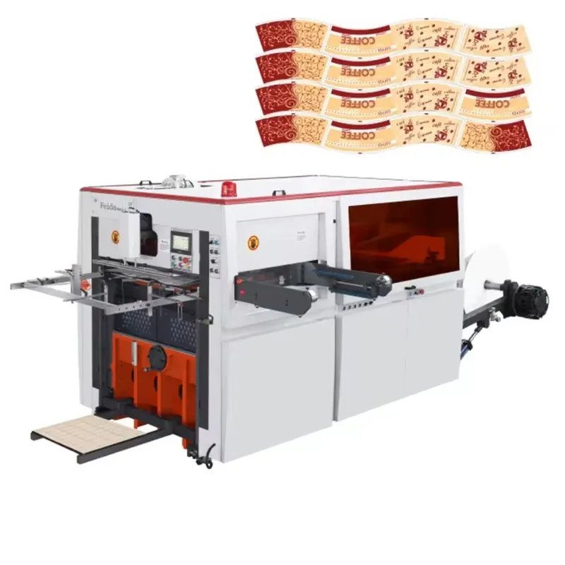 China Factory Direct Sale Paper Automatic Plastic Sheet Pizza Box Die Cutting Machine Automatic