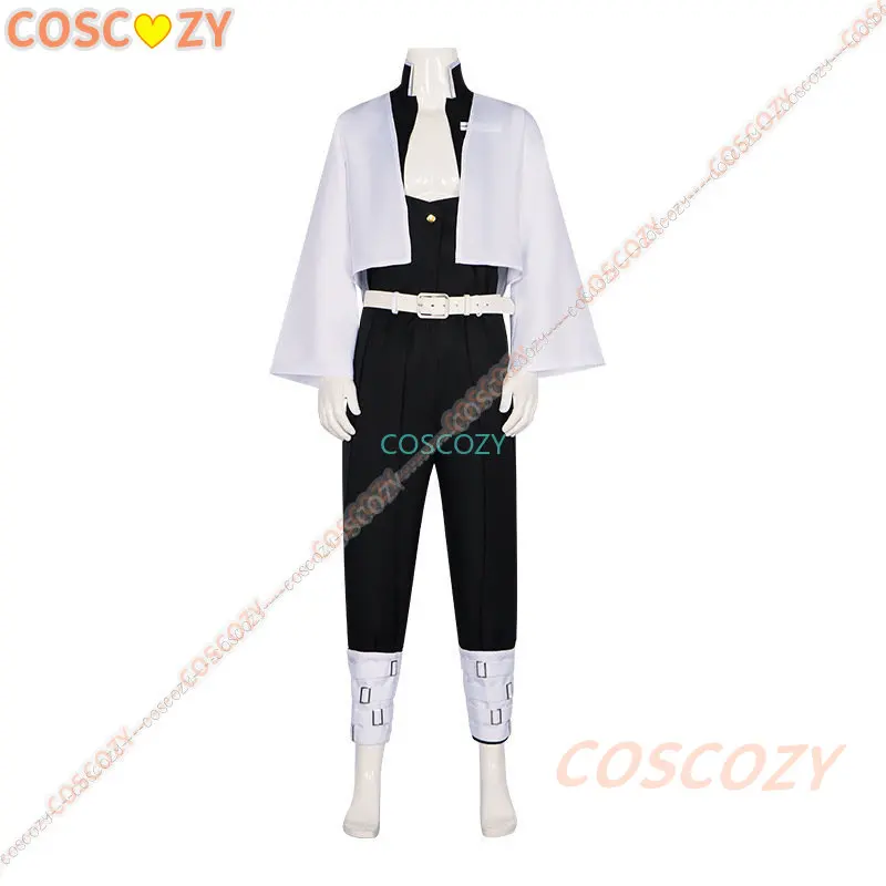 Anime Shinazugawa Sanemi Wind Hashira Cosplay Costume Outfit Wig Stickers Full Set Convention Cosplay Costume