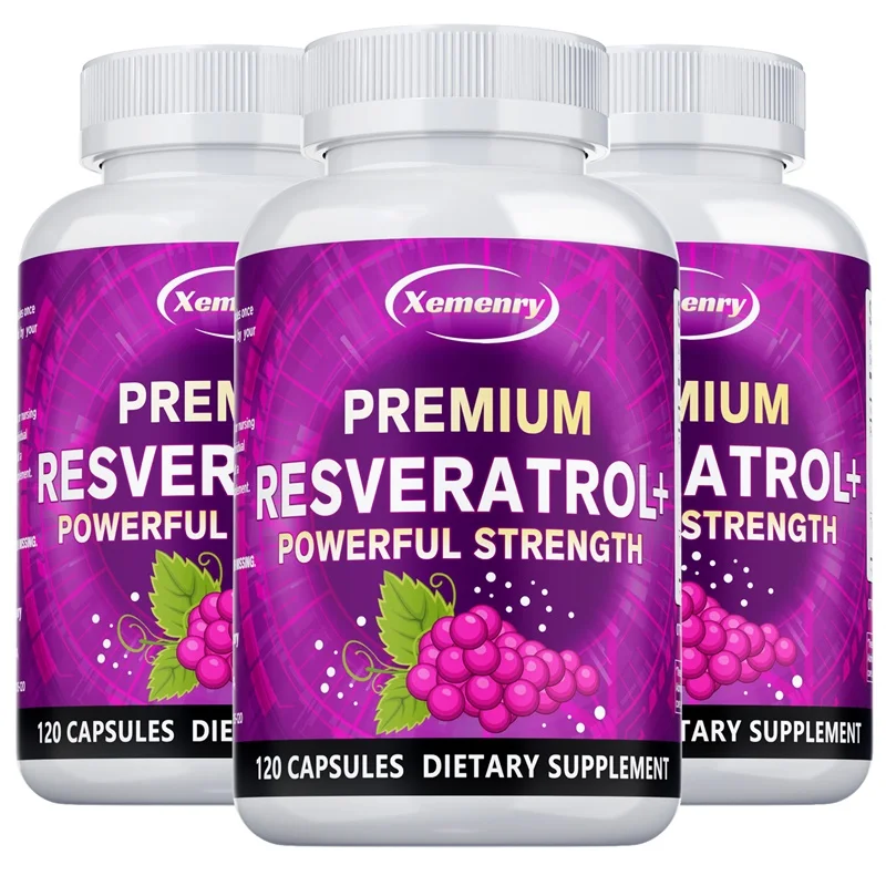 Resveratrol Supplement - Anti-oxidation, Improve Immunity, Promote Skin Smoothness and Metabolism