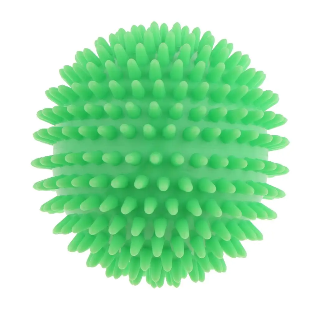 Yoga Fitness Spiky Massage Ball Body Neck Shoulder Trigger Point Acupuncture Reflexology Muscle Soreness Stress Pain Relief