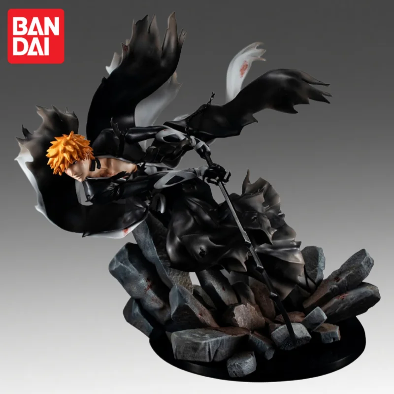 

In Stock Bandai Original Megahouse Bleach Kurosaki Ichigo Action Figure Model Doll Brand New Boxed Toys Model Garage