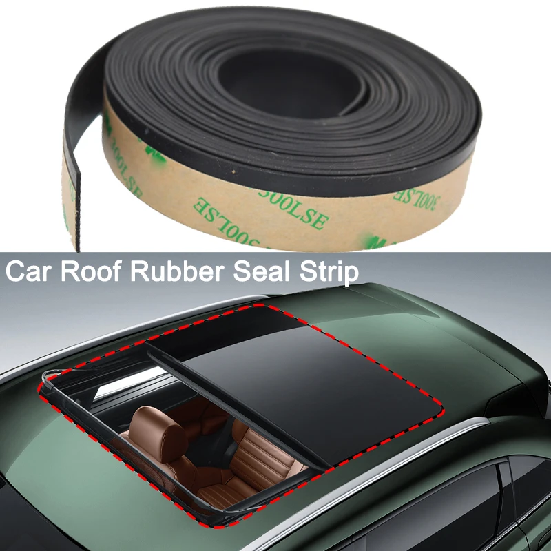 

5m Car Roof Sealing Strip Car Window Rubber Protector Weatherstrip Seal Noise Insulation Automobile Accessori Sealants