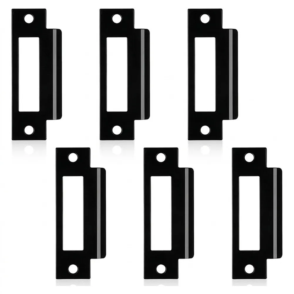 Home Door Lock Hardware Replacement Accessories Heavy-Duty Common Door Strike Plate Reliable Security Easy DIY Installation Part