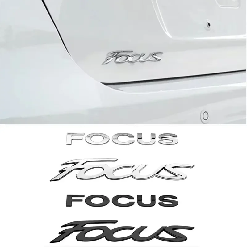 

1pcs 3D ABS Badge Letter Car Tail Rear Trunk Emblem Sticker Decoration For Ford Focus Logo MK3 MK4 MK6 MK7 MK8 Car Accessories