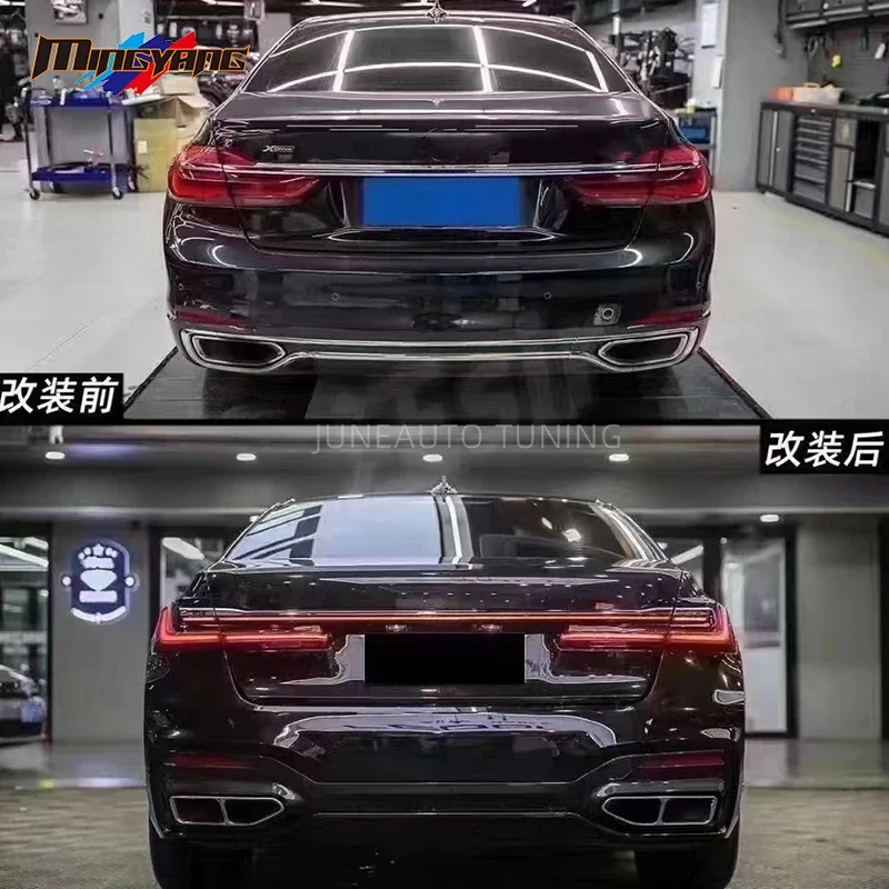 7 Series G11 G12 2016-2018 upgrade to New 2019-2022 LCI laser style M760 body kit For BM W  730li 740li Bodykit