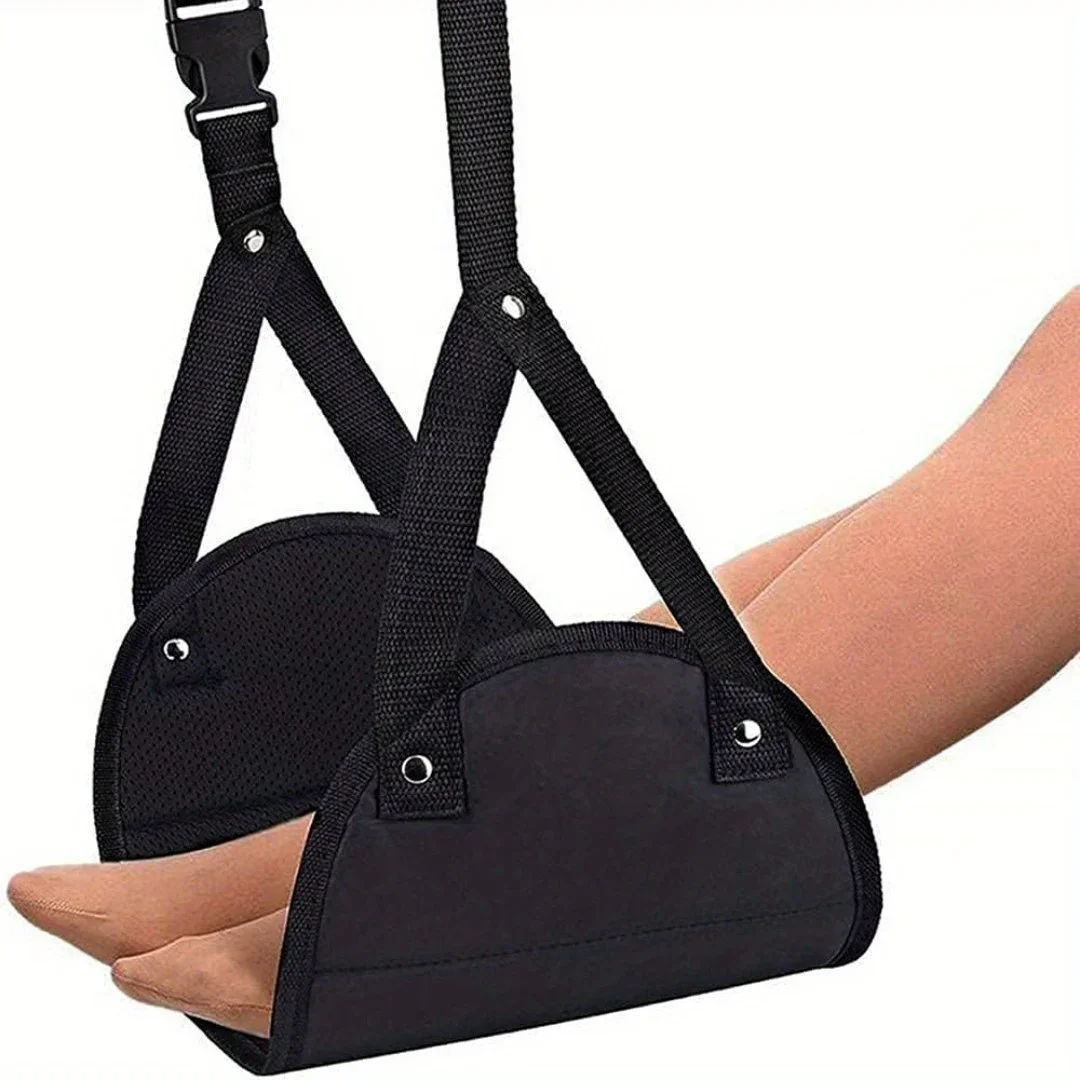 Portable Airplane Footrest Adjustable Height Foot Rest Travel Accessories Footrests Hammock To Relax Your Feet