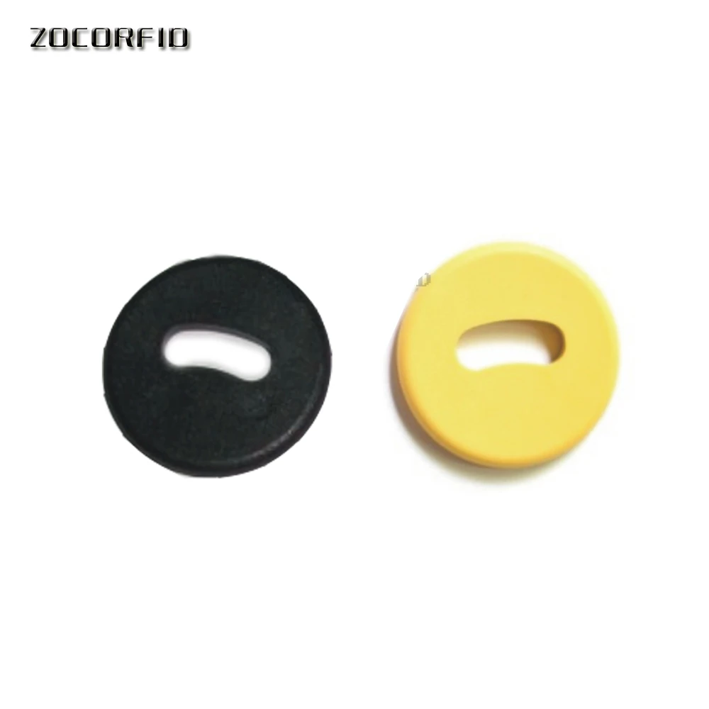 100 Stück 125 kHz Arbeitsfrequenz Hochtemperatur-Wäsche-RFID-Tag/Waschetikett/Pflegeetiketten