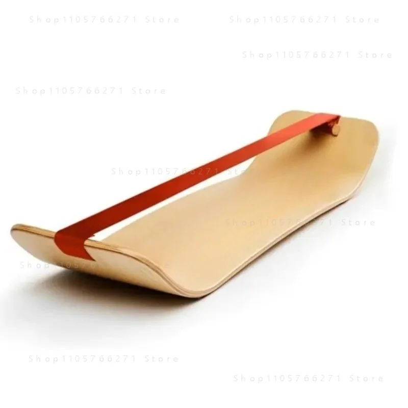 Wooden Balance Board Pilates Yoga Ski Training Stability Exercise Equipment
