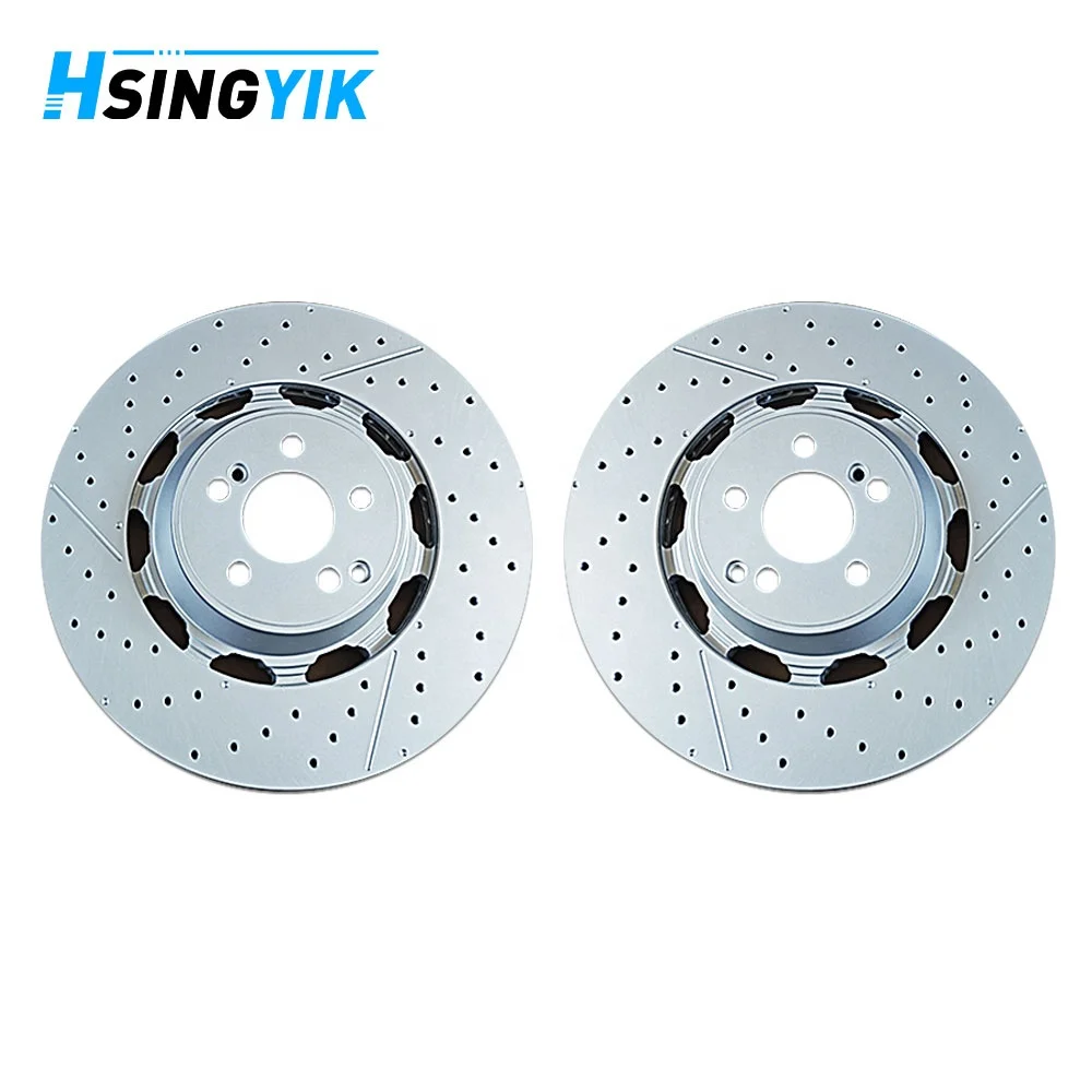 Hsingyik OE A2314211812 390mm Vented Front Brake Disc for Mercedes Benz E43 E50 E GLC SL 63 AMG