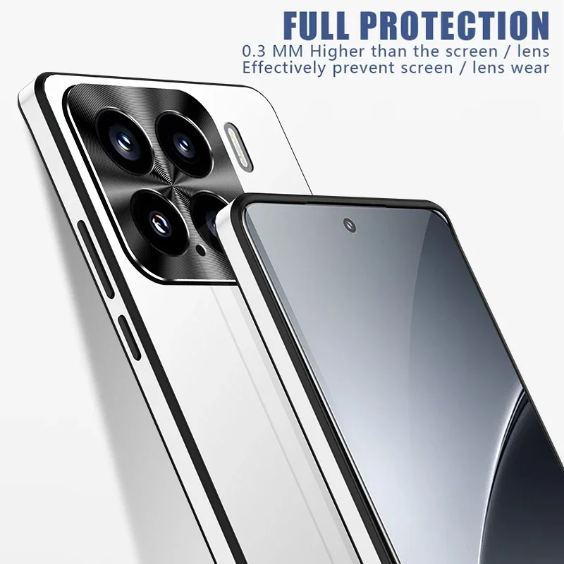 

Матовый жесткий чехол для XiaoMi 15 14 13 Pro 12S Ultra 12X с защитой от падений, ударопрочный, с металлической рамкой для защиты камеры, чехлы для телефонов