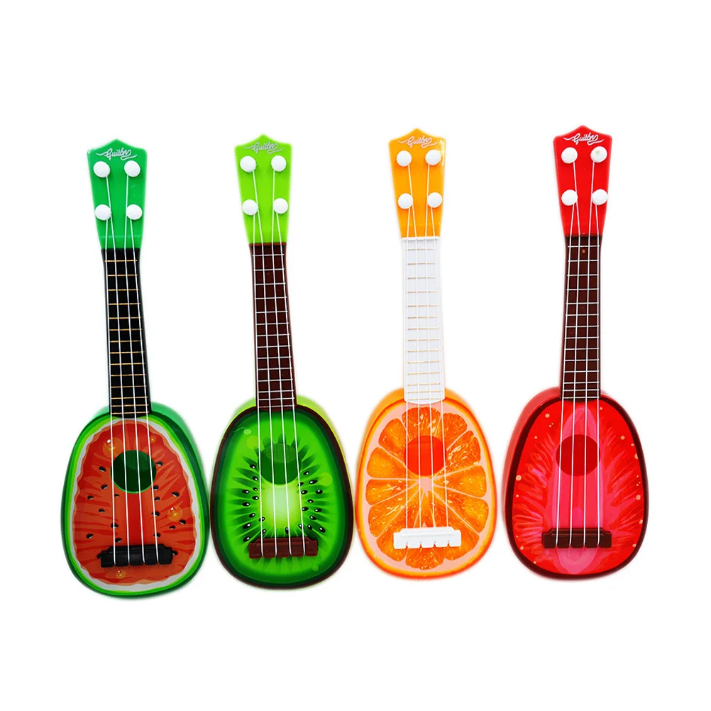 Mini jouet musical Fruit pour enfants, jouet de jeu pour enfants, JEUkulele, Neutre eau