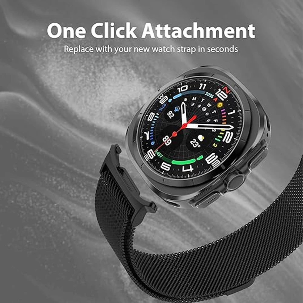 Pulseira Magnética Smartwatch, Cinto de Substituição, Pulseira para Samsung Galaxy Watch 7, Ultra Band, 47mm