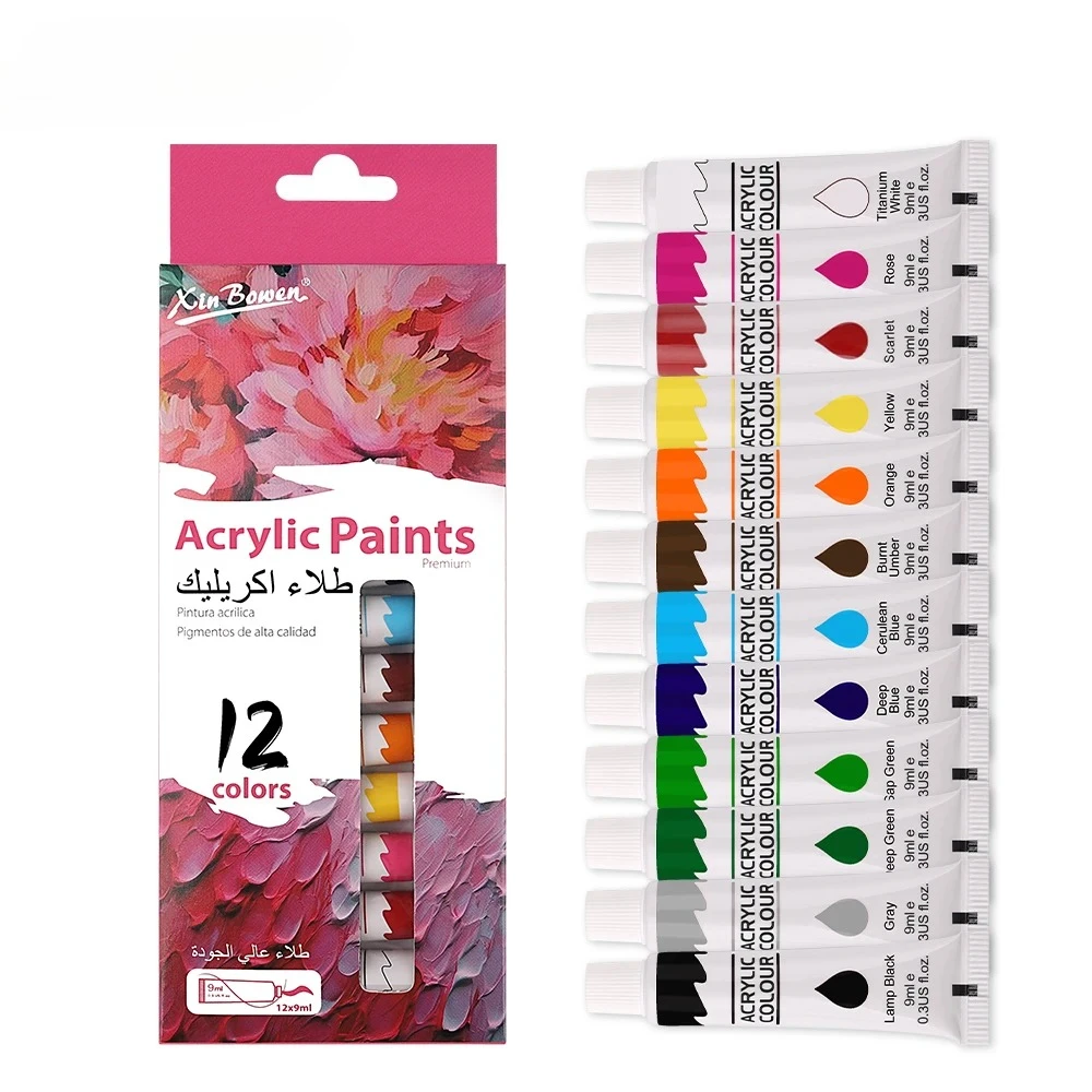 

9 мл акриловый пигмент для студенческой живописи граффити DIY пигмент ручная роспись стены