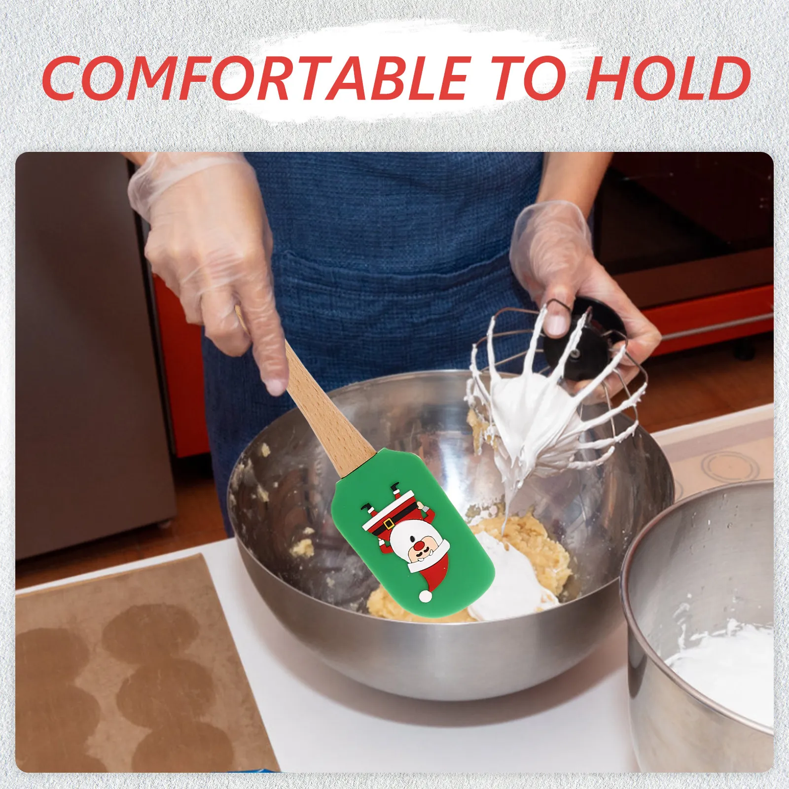 3Pcs Silicone Butter Spatula S - Kitchen Gadgets Xmas ulasan dan harga