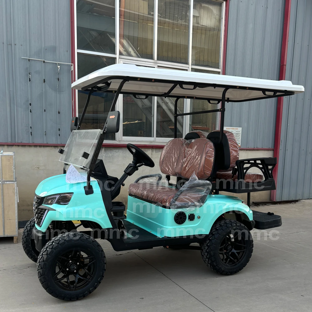 New Model Long Range Battery Powered Electric Off-Road 48/60 Volt Adults Scooter Solar Panels Price 4 Seater Golf Cart