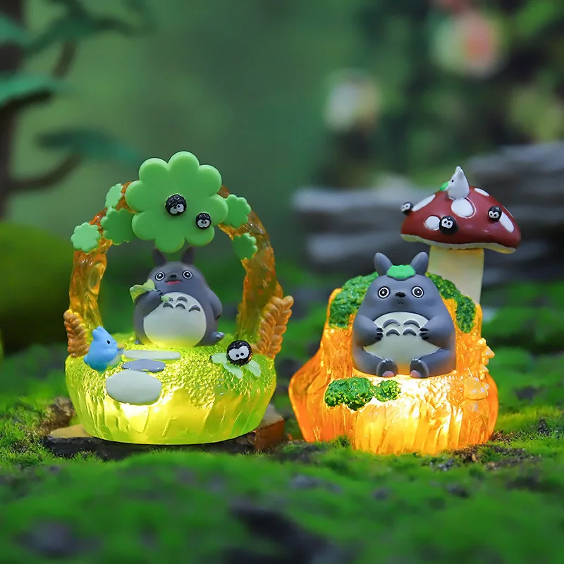 Kotak Kejutan Animasi Dongeng Hayao Miyazaki yang Kreatif dan Baru dengan Lampu, Mainan Trendi, Hadiah Liburan