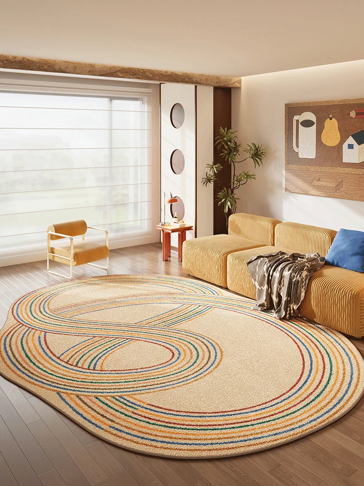 Irregular 2026 New Carpet Living Room Modern Sofa Tea Table Floor Rug for Bedroom Decor Bedside Floor Mat Nordic Style Area Rug