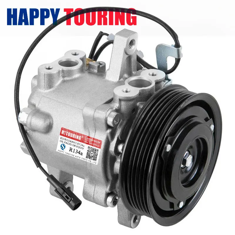 

AC Compressor SV07E For Kubota M126 M135 M6 Tractors 447280-3050 447280-3080 4472803050 4472803080 3P999-00620 3P99900620