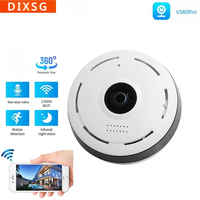 V380 Pro Wifi Panorama Camera 3MP Security Camera 360 Degree Panoramic Fisheye IP Camcorder Night Vision Surveillance Cam