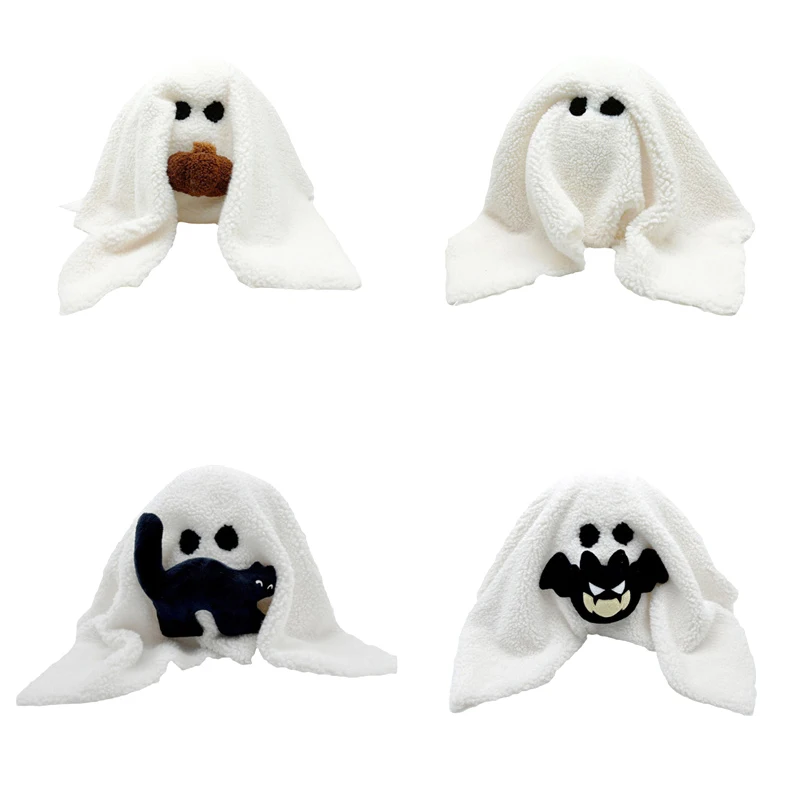 Gus Il Fantasma Con Cuscino Di Zucca Fantasmi Di Zucca Di Halloween Bambola Peluche Cuscino di Tiro Cuscino Accessori Per Auto Regali Kawaii