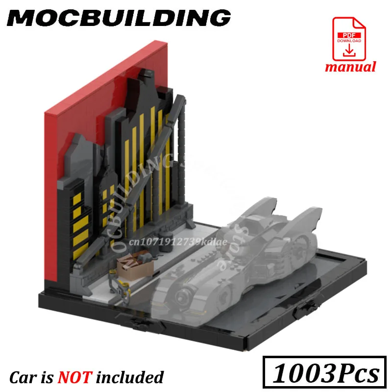 Espositore per modello di auto da corsa MOC MOCBuilding Blocks Brick Garage Regalo Regalo di Natale Regalo di compleanno