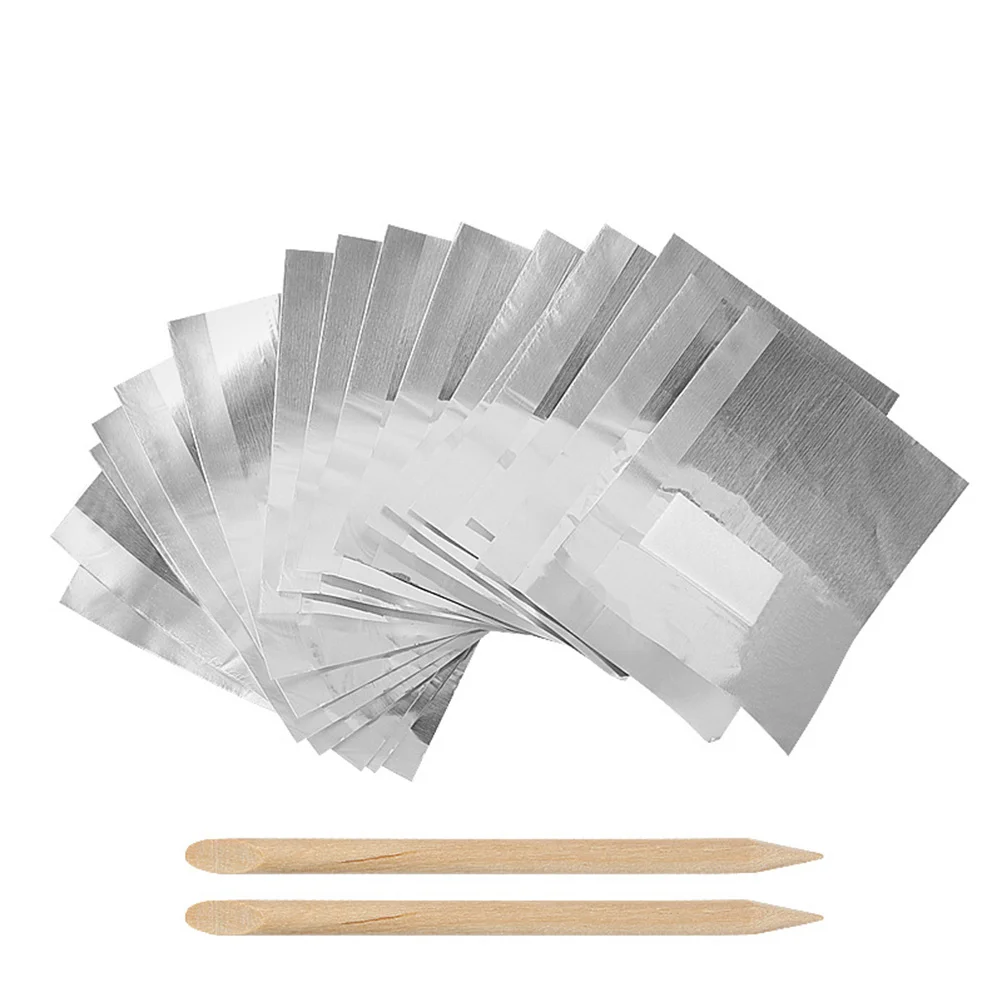 100 Uds almohadillas removedoras toallitas Premium para arte en Gel manicura pedicura palo de limpieza incluido papel Gel esmalte de uñas esmalte de uñas