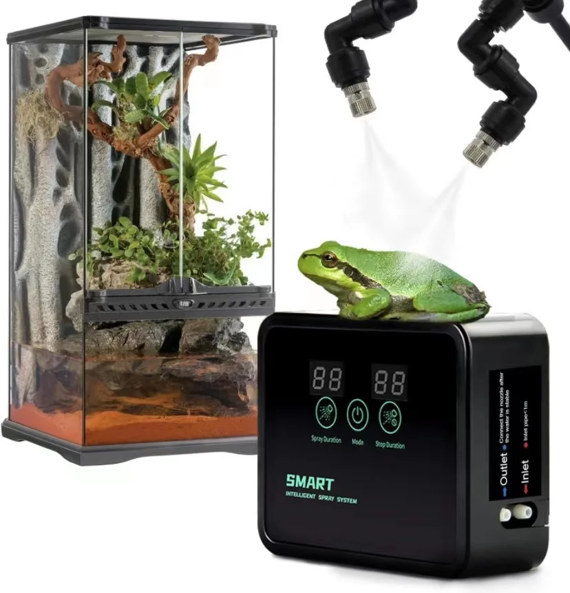 Intelligent Fogger Terrariums Humidifier Electronic Timer Automatic Mist Rainforest Timing Spray System Kit Sprinkler Control