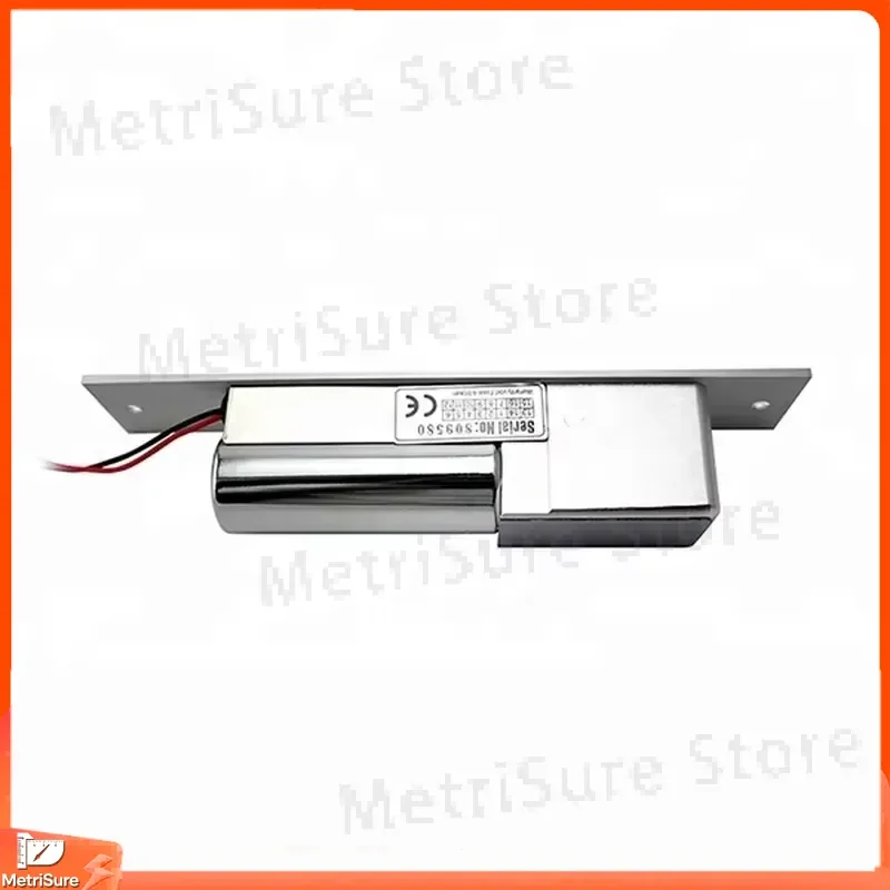 8PIN Strike Lock for Wooden Glass Doors NO NC COM Type with Door Status Detection Timer Function Lock Status Output
