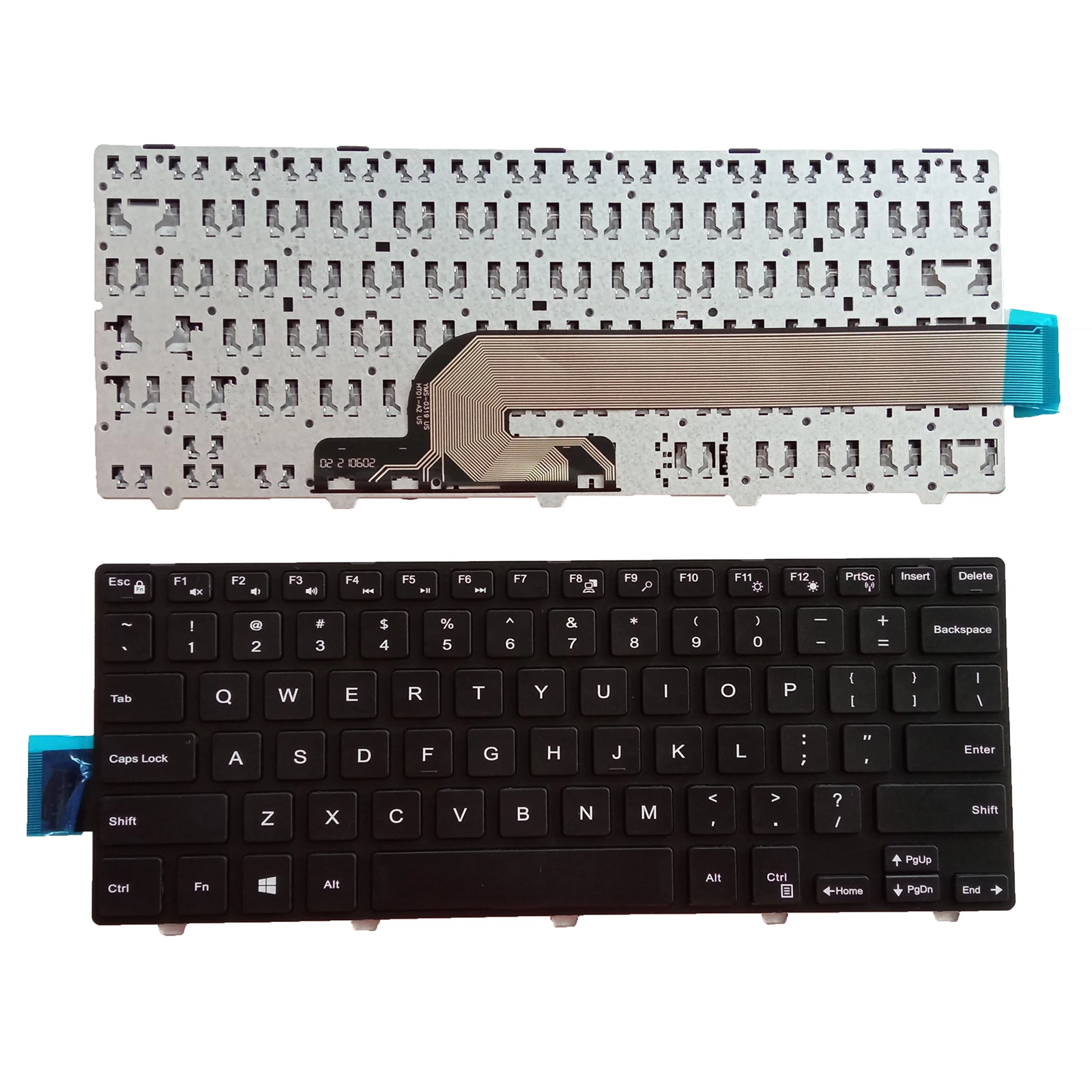 Teclado para portátil estadounidense para DELL Inspiron 15 5000 5542 5545 5547 5551 5555 5558 0MXMJ3 Vostro 15 3000