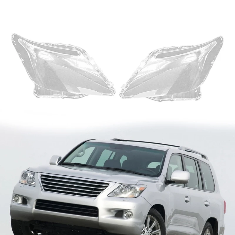 Per Lexus LX570 2007 2008 2009 2010 2011faro Shell paralume copriobiettivo trasparente coprifaro