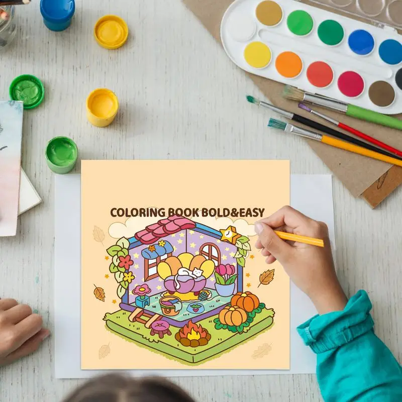 

Kids Doodle Book Children's Cartoon Drawing Notebook Parent-child Interaction Coloring Books School Supplies For Toddler