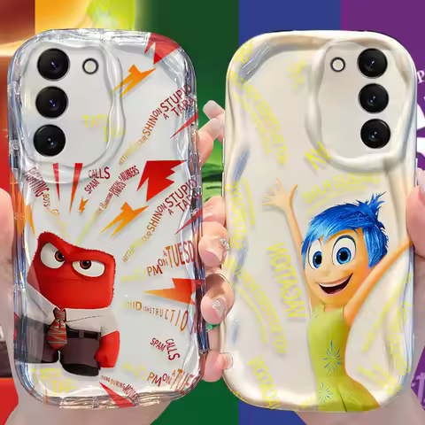 Disney Inside Out Case for Samsung Galaxy S24 S23 S22 S21 Ultra Plus S20 FE A73 A72 A71 A55 A54 5G A53 A52 A51 4G A50S A50 Cover