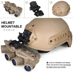 BOOIU L4G24 Soporte NVG casco ajustable de aluminio para PVS15/18