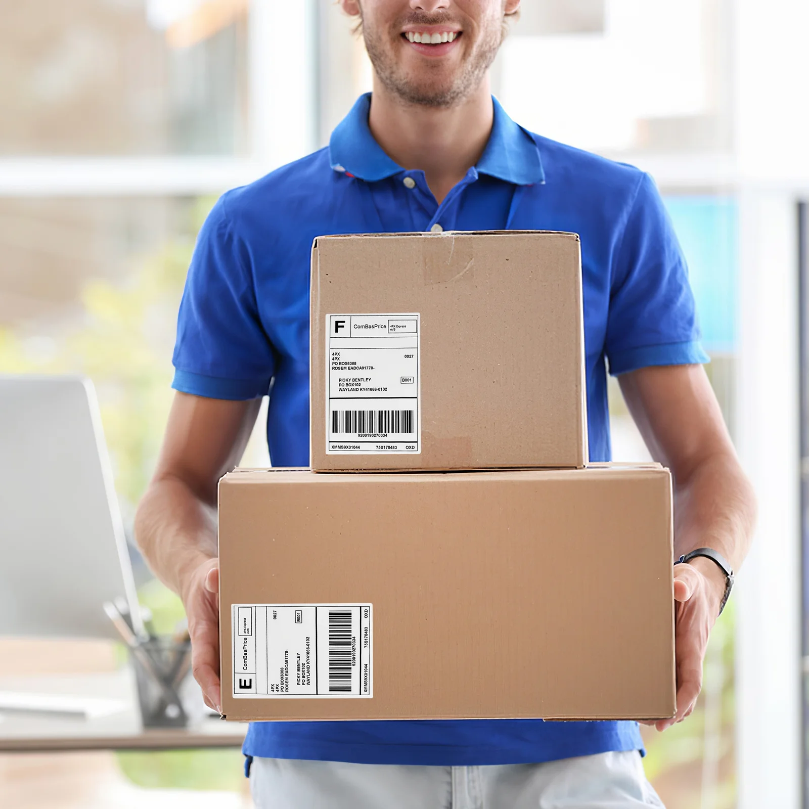 500 Pcs Food Labels Transfer Shipping Maker Refills Self Adhesive Address Sticker Express