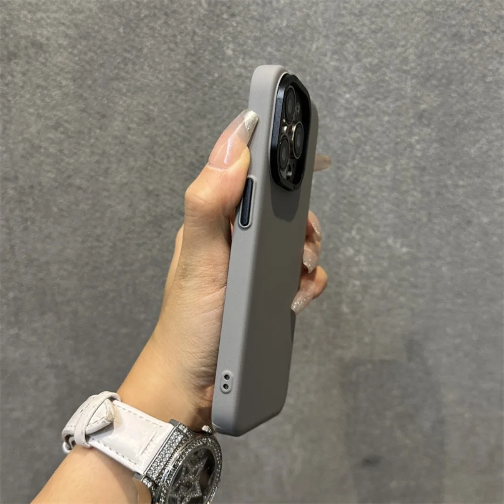 

Чехол для iPhone 15 Pro Max, магнитный, матовый, ультратонкий, с металлической рамкой, кнопками, ударопрочный, совместим с iPhone 14, 13, 12