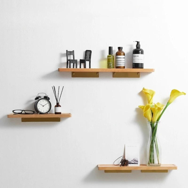Simple Japanese style log rack/beech baffle/suitable for living room/bathroom/kitchen