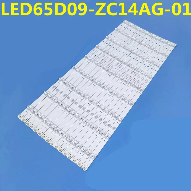 16PCS LED Strip 9lamps For LED65D09-ZC14AG-01 G65Y-T F65Y N65 Q65 LS65AL88A72 LS65AL88A71 U65K52 FD6F551A-SU LSC650FN05-W