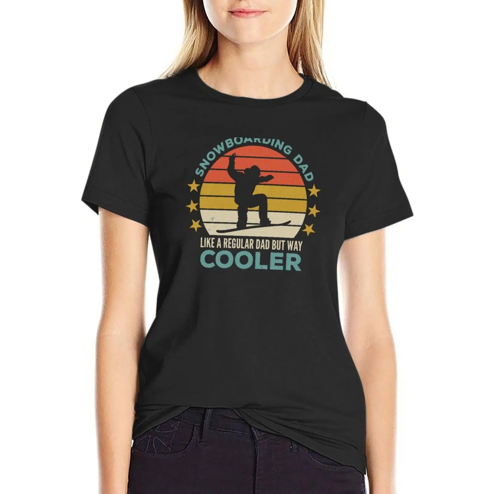 Snowboard Legend Dad - Snowboarding Lover Dad - Snowboarder Dad T-Shirt anime clothes graphics cropped t shirts for Women