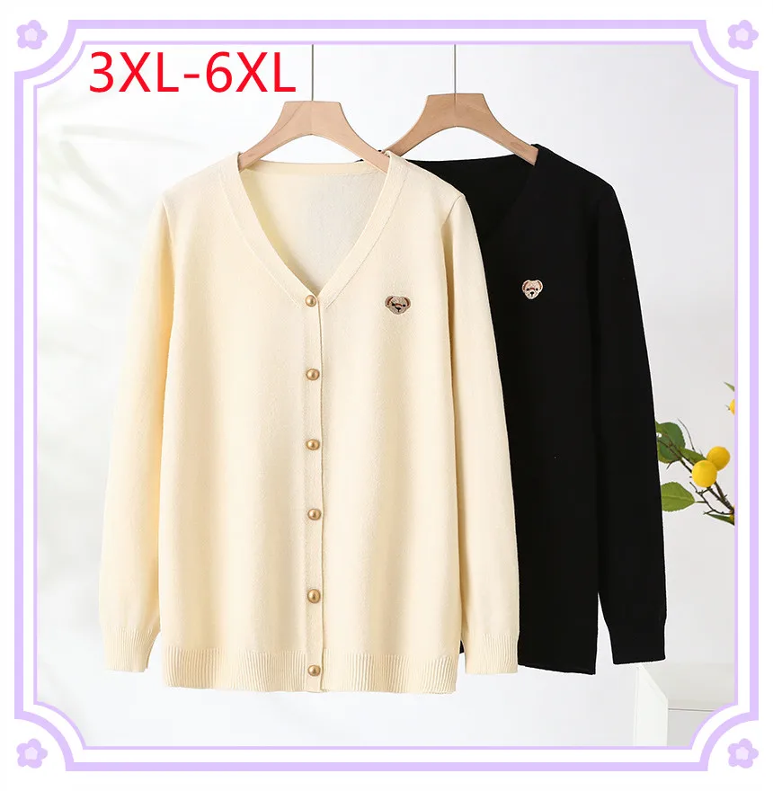 New 2025 Ladies Spring Autumn Plus Size Tops For Women Large Size Long Sleeve O-neck Tops Shirt 3XL 4XL 5XL 6XL