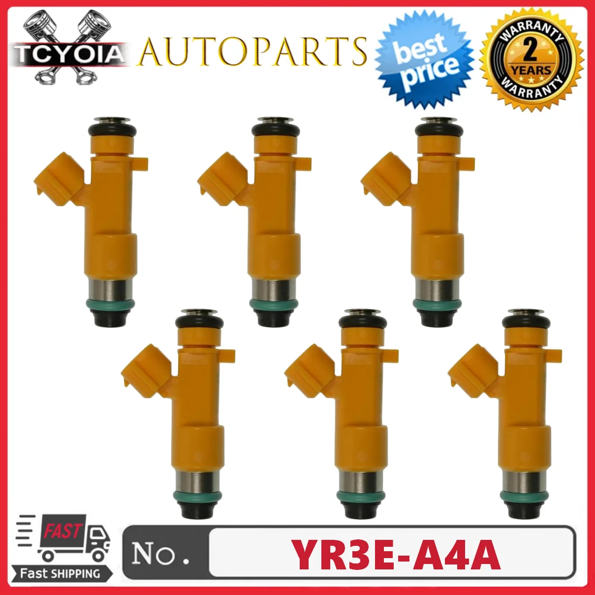 

PEIVSO 6 шт. 16600-EY00A FJ1016 Топливная форсунка для INFINITI&NISSAN EX70/FX70/G37/M37/Q40/Q50/Q60/Q70/QX50 3.7L V6