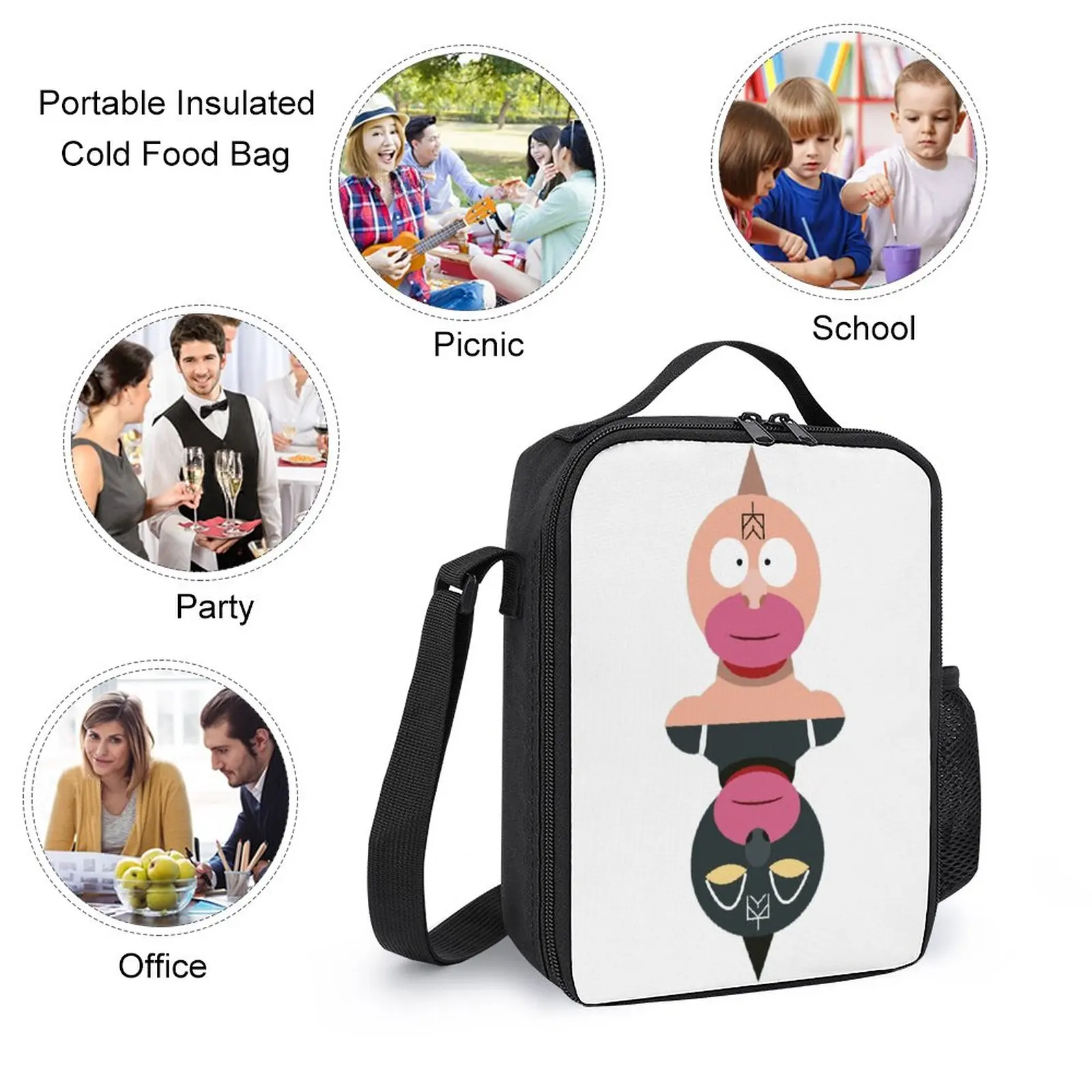 Kinnikuman Manga Conjunto de Mochila, Reverso Muscular Pen Bag, Cosy Summer Camps Mochila, 3 em 1, 17 ", Novidade, Lunch Bag