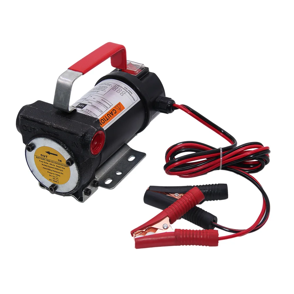 12V 175W Diesel Pump Electric Oil Pump Self-priming Barrel Pump 40L/Min