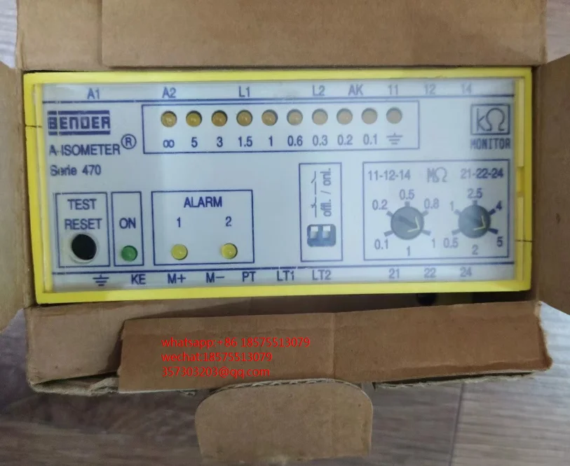 

FOR BENDER B91048013, IR470LY2-6013, A-ISOMETER New Original 1 PIECE