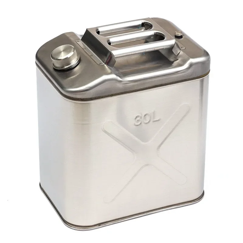 

304 stainless steel oil drum thickened 10L20 liter stainless steel gasoline drum storage spare fuel tank oil drum