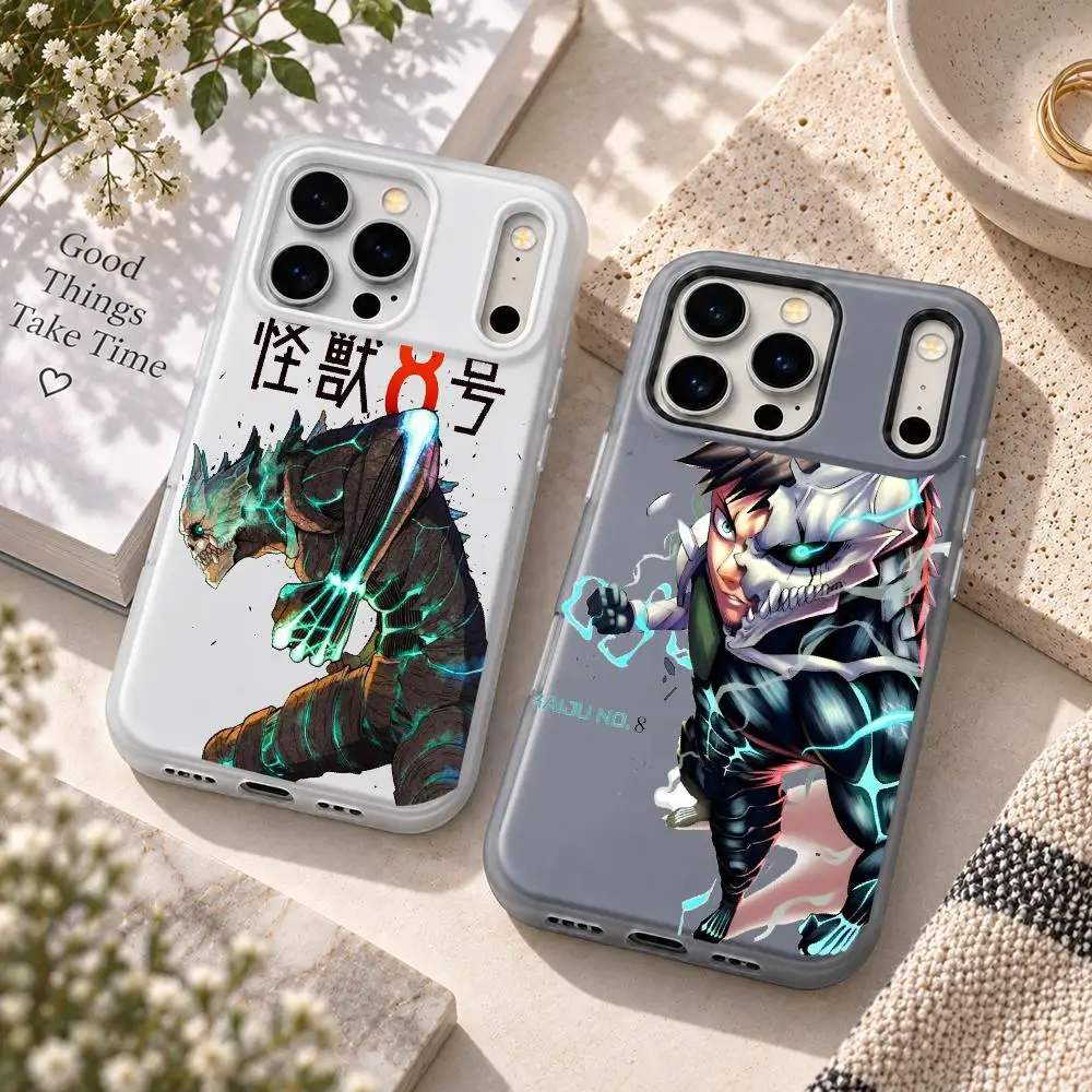 Funda para teléfono con diseño de Kaiju No. 8 Kafka, para iPhone 18, 17, 16, 15, 14, 13 Pro Max. Funda 2 en 1, de gel y con acabado mate.