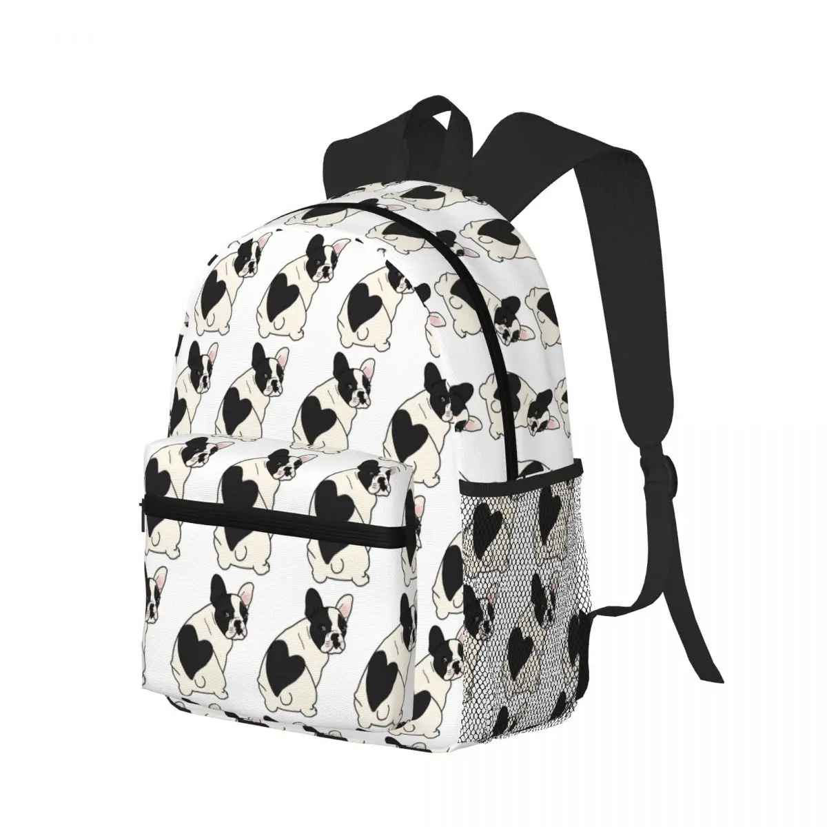 

Frenchie Bulldog Dog Student Backpack School Bag Hiking Travel Daypack for Boys Girls Bookbag Shoulder Bags