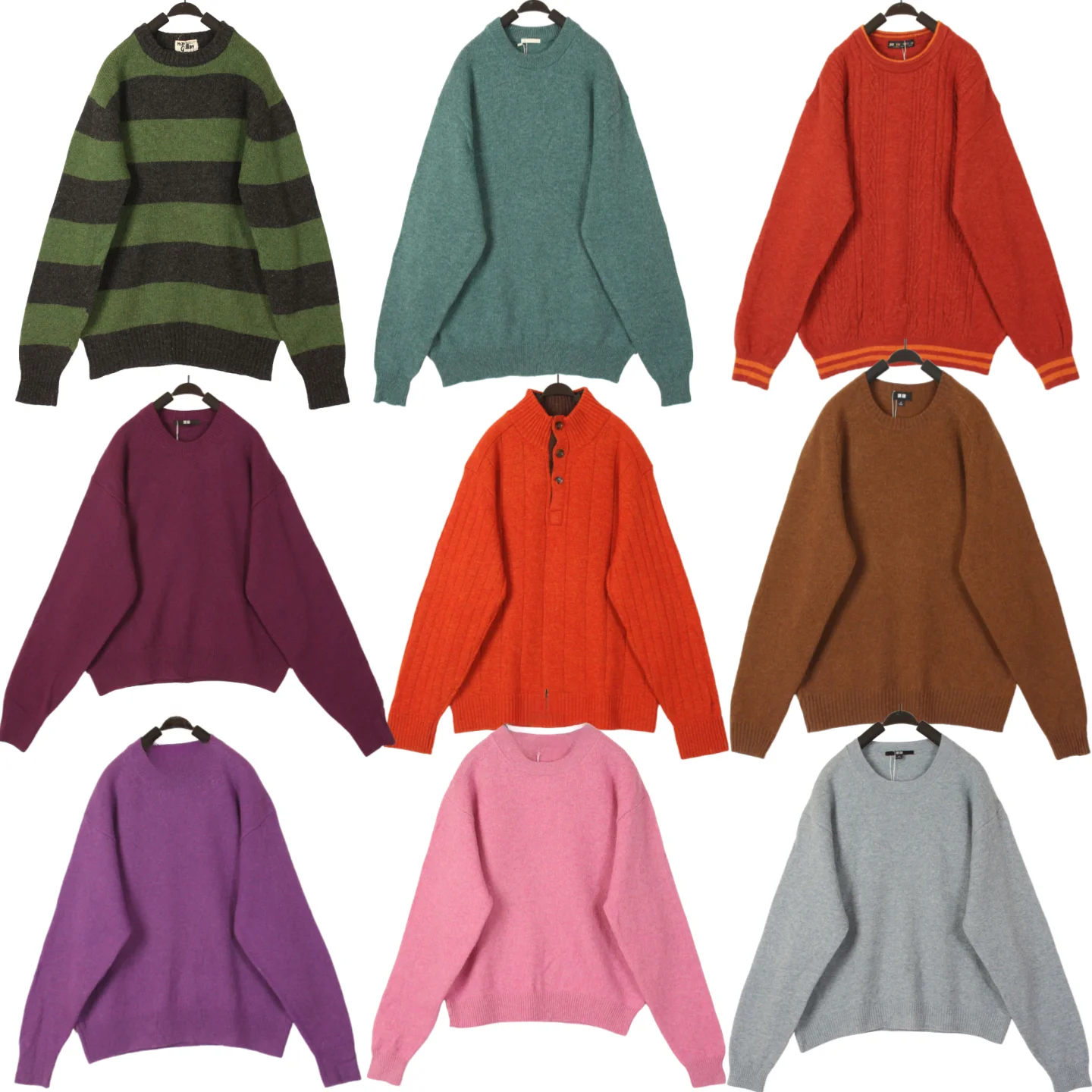 

Loose Vintage Japanese Sle Men's And Women's Crew Ne Sweater Art School Casual Ethnic Harajuku Full Sve round Ne