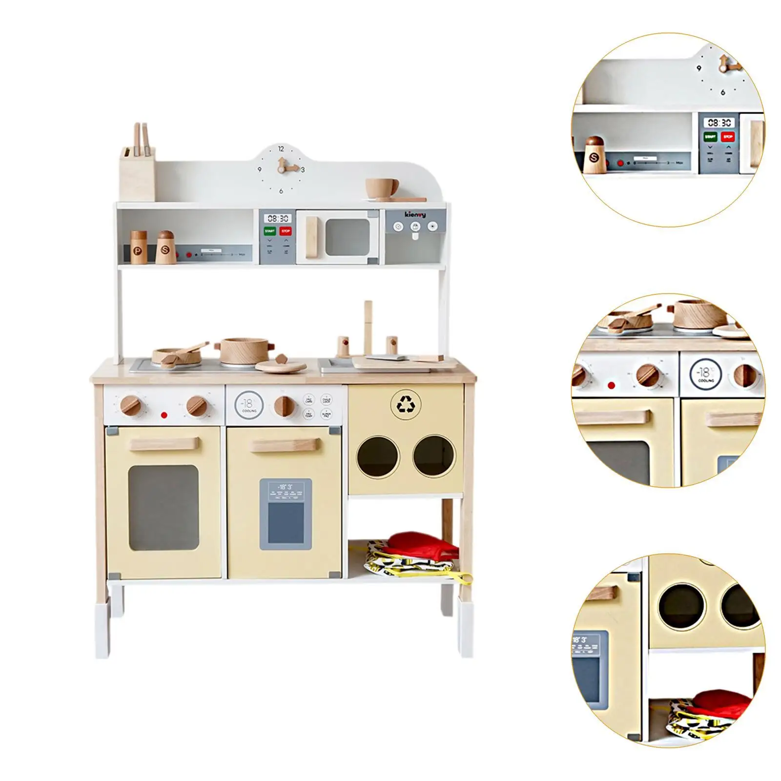 Juego de cocina para niños pequeños, cocina de juguete de imitación para niños de 4 a 8 años, cumpleaños