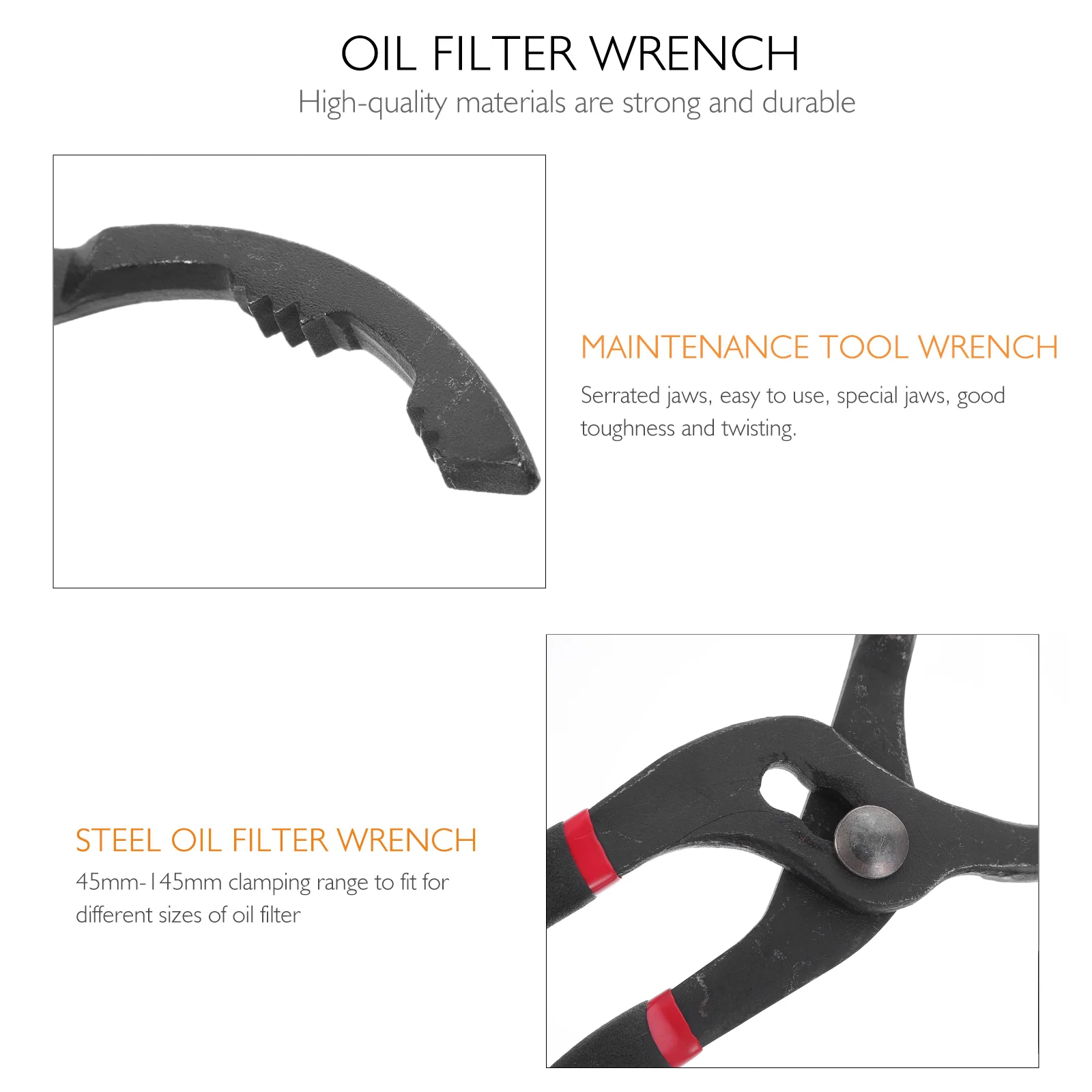 Filter Wrench Oil Pliers Car Repair Tool Fuel Removal Remover Supplies Installer